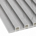 Cloud Gray WPC Fluted Slat Wall Panel