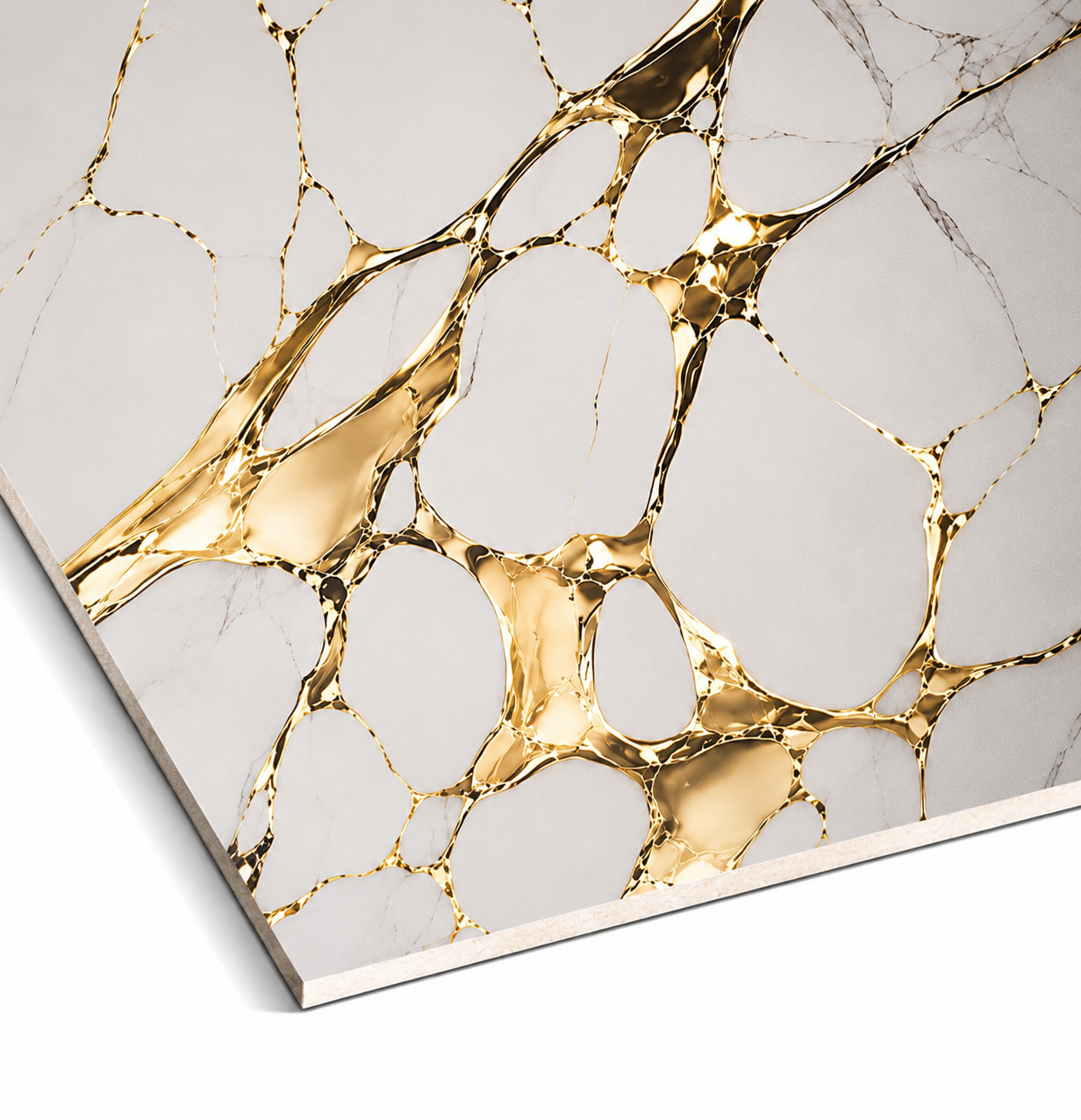 Gold Vein PVC Marble Wall