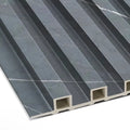 Black Marble WPC Fluted Slat Wall Panel