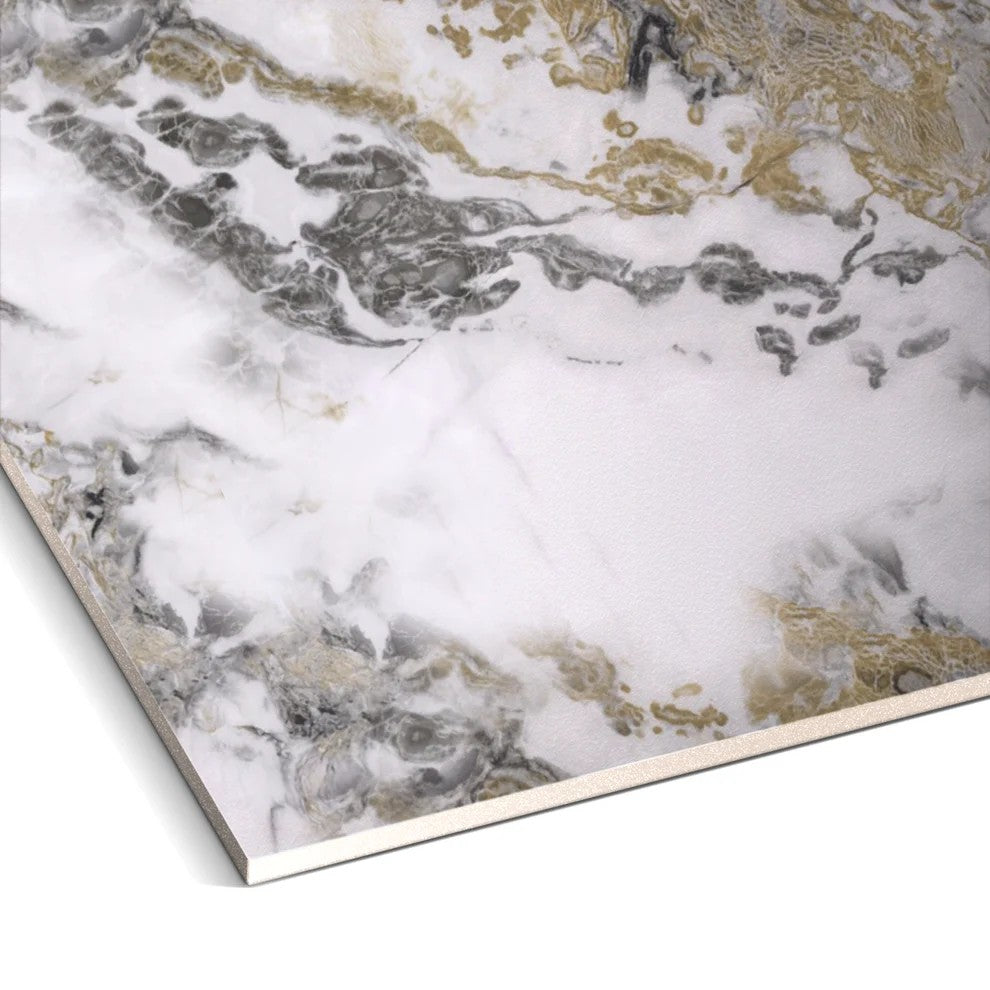 Golden Elegance Marble PVC Wall