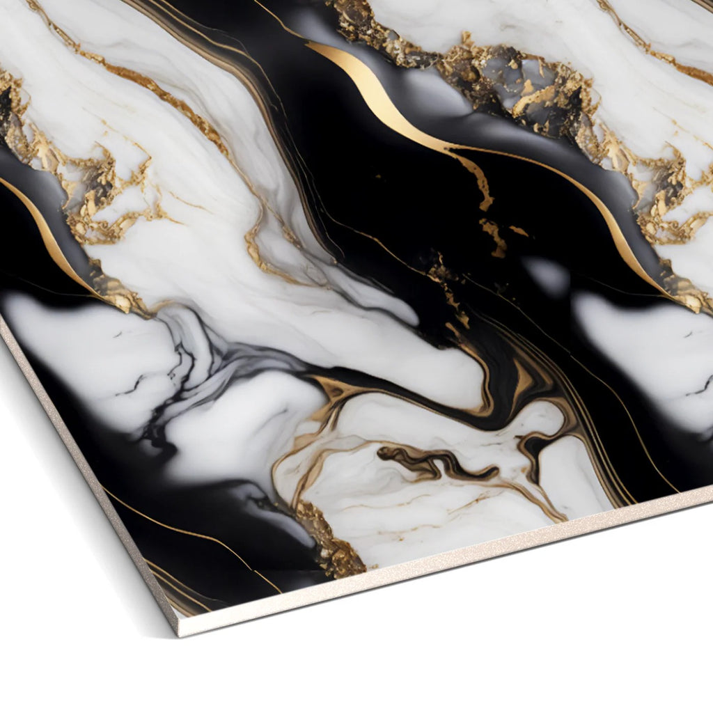 Luxe Noir Marble PVC Wall