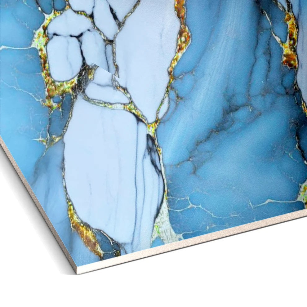 Royal Azure Marble PVC Wall