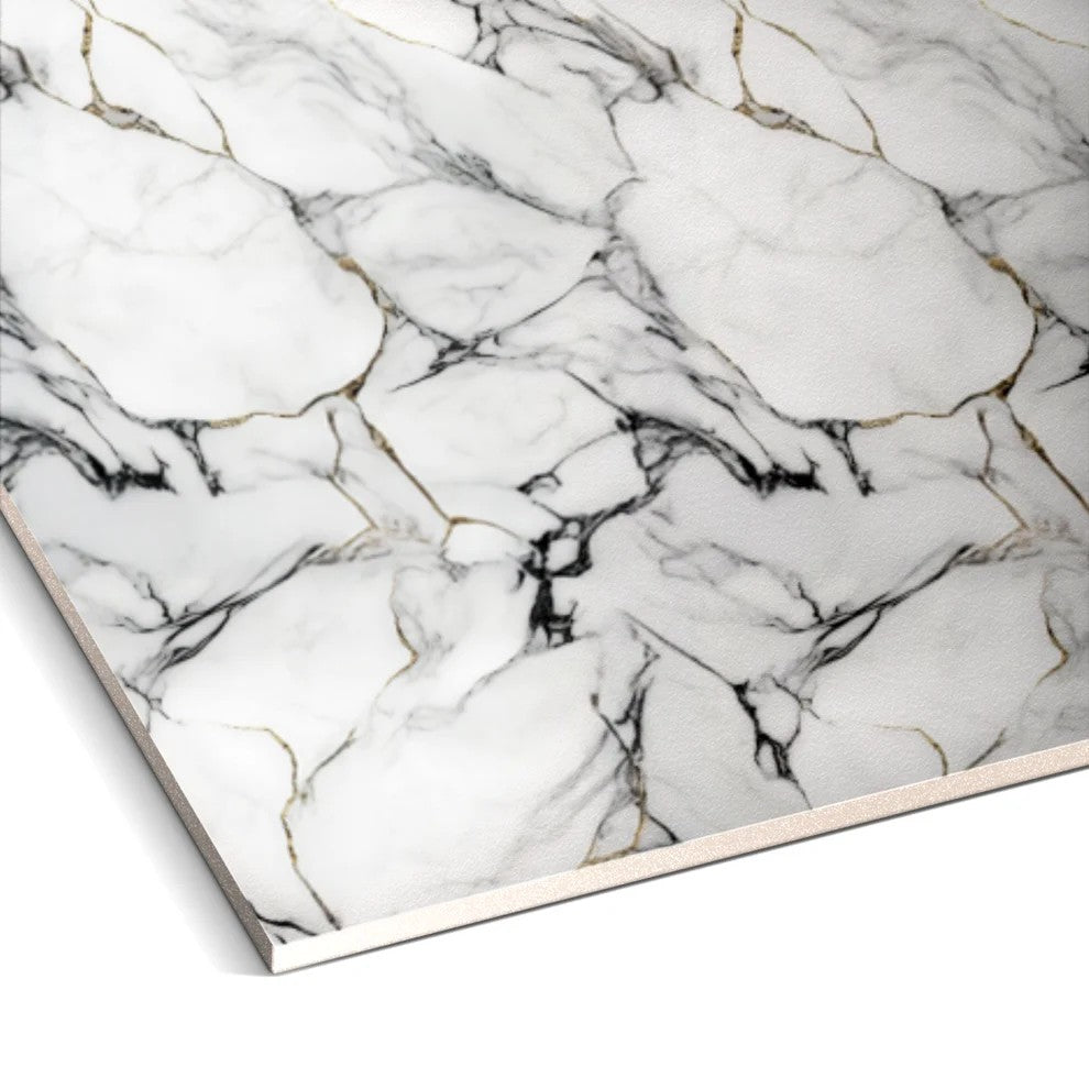 Onyx Snow Marble PVC Wall
