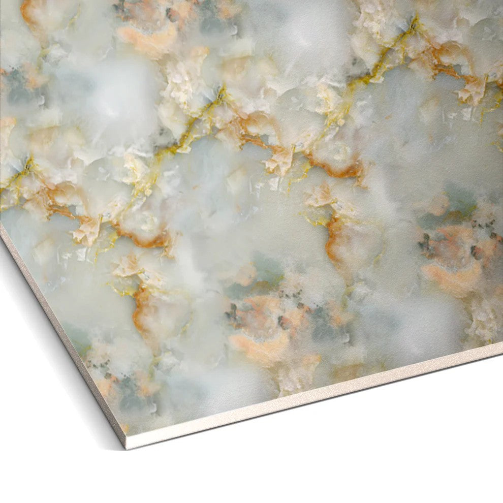 Peach Quartz Marble PVC Wall