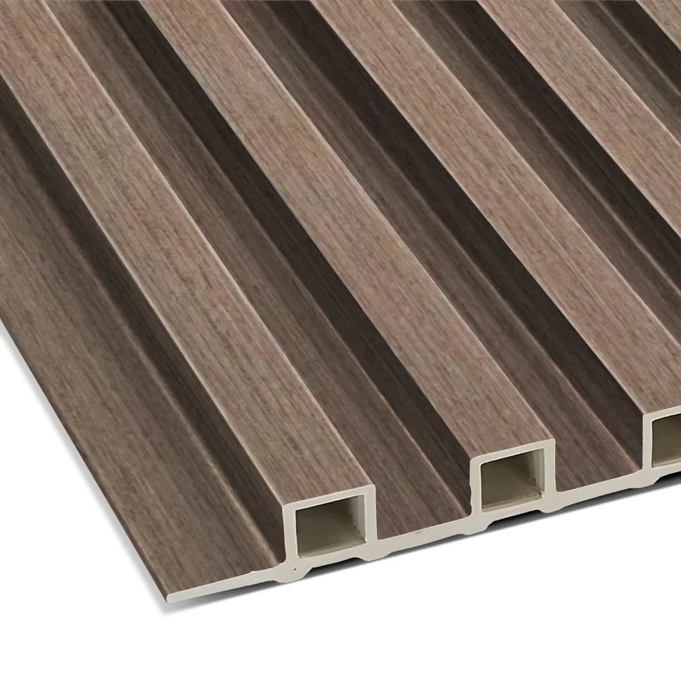 Taupe WPC Fluted Slat Wall Panel